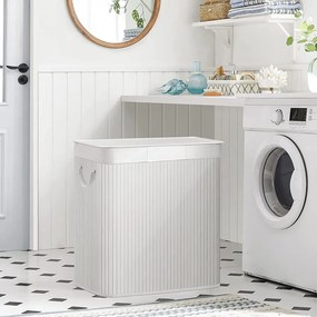 Jurhan Kosz na bieliznę DORA, 150 l, biała