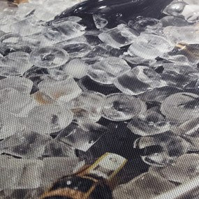 Obraz - szampan w lodzie (125x70 cm)