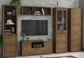 Klasyczny komplet mebli do salonu dąb lefkas - Aiken 13X