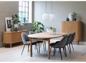 Rozkładany stół w dekorze dębu 100x190 cm Carno – Unique Furniture