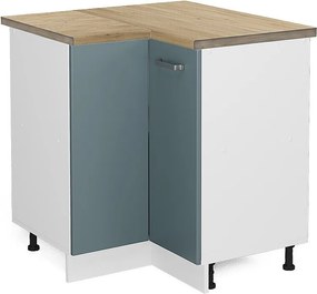 Szafka narożna niebiesko-szary 75.6x60x81.6 r-line
