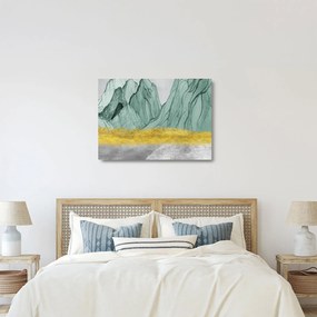 Obraz na szkle - Emerald Mountains N⁰1 (70x50 cm)