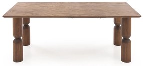 ELTON stół rozkładany 200-300x101x76 cm jasny orzech mieści 8-10 osób