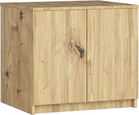 Nadstawka na szafę AKORD S60 Dąb Artisan 60 cm 2 drzwi kolor Dąb Artisan mat 2 półki 60x51x55 cm