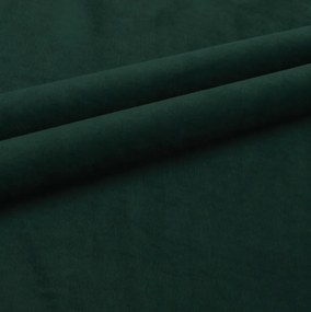 Rozkładana sofa narożna w kształcie U VALERIO 305x140 cm, ciemnozielona