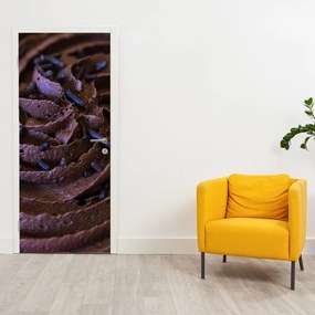 Fototapeta na drzwi - Czekoladowy cupcake (95x205cm)