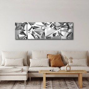 Obraz abstrakcji 3D (170x50 cm)