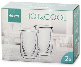 4Home Szklanka termiczna Diamond Hot&Cool 250 ml, 2 szt.