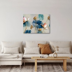 Obraz z kwiatami (70x50 cm)
