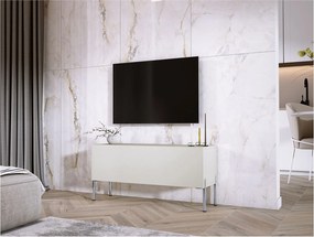 Szafka RTV: Kaszmir, Chromowane nogi, 100 x 52 x 32 cm