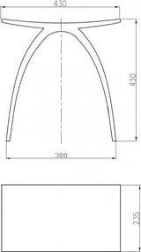 Luksusowy stołek łazienkowy PB4001