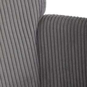 Fotel relaksacyjny z podnóżkiem L7285 GREY6, szary