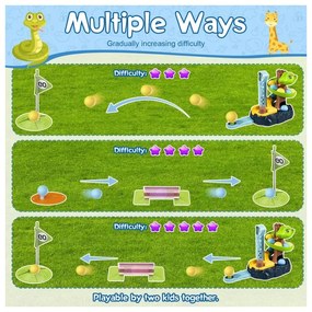 Woopie gra zręcznościowa mini golf snake golf