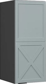 Szafka ścienna jasnoniebiesko-szary 30x34.1x72 fame-line