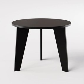 Stół okrągły ROSE Ø90 cm do kuchni, salonu, jadalni Czarny