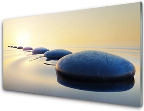 Szkło nad Blatem Harmonia Zen: Kamienie i Woda