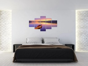 Obraz - Kajak na jeziorze (125x70 cm)
