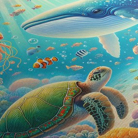 Obraz - Świat pod wodą (170x50 cm)