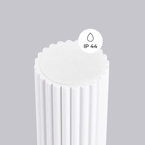Plafon HALO biały IP44 ryflowany SOLLUX  LIGHTING
