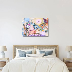 Obraz na szkle - Abstrakcja bajki (70x50 cm)