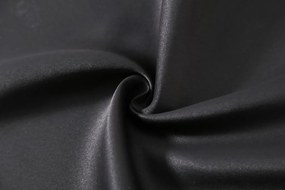 Zasłona OXFORD LIGHT 140x250 cm, czarna Zawieszanie: Taśma z wiązaniami