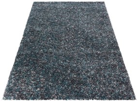 Dywan shaggy Enjoy niebieski multikolor 120 cm x 170 cm