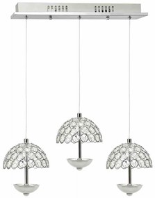 LAMPA WISZĄCA VENUS 3x5W LED na listwie