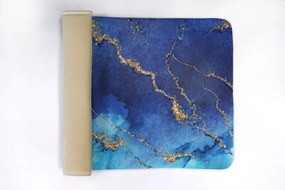 Dywanik antypoślizgowy do łazienki Dywanik antypoślizgowy do łazienki Niebieski marmur