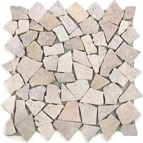 Mozaika marmurowa Garth na siatce różowa 1m2