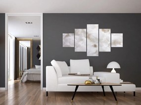 Obraz - Białe pióra (125x70 cm)
