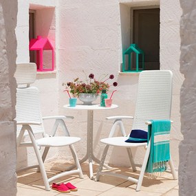Stolik ogrodowy Step Bianco 60,5 cm NARDI