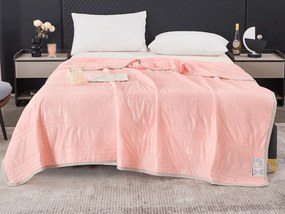 Chłodząca letnia kołdra CELIA, łososiowa Rozmiar: 140 x 200 cm