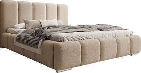 Łóżko tapicerowane BRENDA z pojemnikiem na pościel