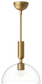 Alora Mood ALM-JUDE-P-GD-CL - Żyrandol na drążku JUDE 1xE27/60W/230V mosiądz