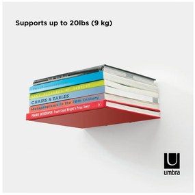 Srebrne metalowe półki zestaw 3 szt. 18 cm Conceal – Umbra
