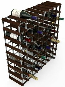 Stojak na wino RTA na 72 butelki wina, ciemnasosna