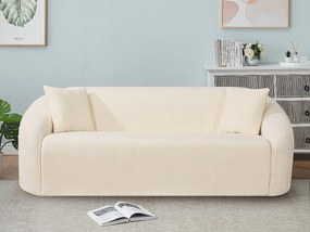 Sofa "Ondine" z tkaniny - 3-osobowa - beżowa