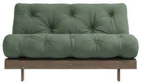 Zielona rozkładana sofa 140 cm Roots – Karup Design