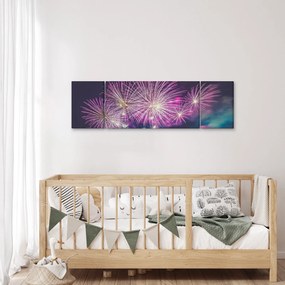 Obraz fajerwerków (170x50 cm)