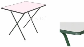 Stolik turystyczny Sevelit 60 x 80 cm biały / zielony PATIO