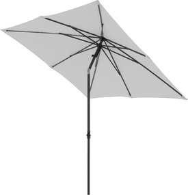 Derby Basic parasol z mechanizmem podnoszenia 210 x 210 cm – uchylny parasol - Towar rozpakowany (S290)