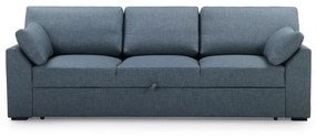 Niebieska rozkładana sofa 233 cm Janson – Scandic