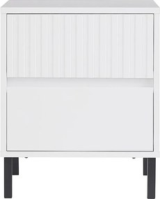 Stolik nocny z 2 szufladą FBT157-W