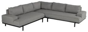 Szara sofa ogrodowa (lewostronna) Lucas − Hartman
