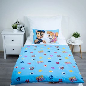 Bawełniana pościel dziecięca do łóżeczka 100x135 cm Paw Patrol – Jerry Fabrics