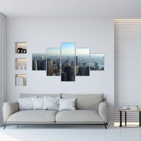 Obraz - Manhattan za dnia (125x70 cm)