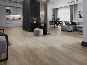 Mexen Parkland próbka paneli winylowych SPC 6,5 mm, podkład IXPE 1,5 mm, 4 V-Fuga, Dąb - F1024-S