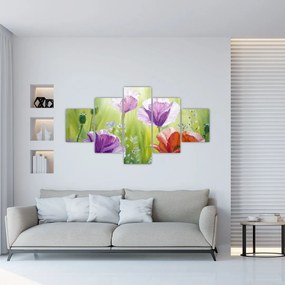 Obraz - Maki (125x70 cm)