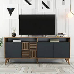 Szafka Milan 2 Walnut and Anthracite