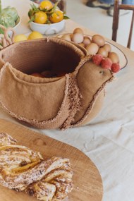 Kosz dekoracyjny COCOBELLA brązowy na zabawki LORENA CANALS